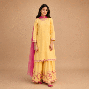 Sunshine Bloom Sharara Set