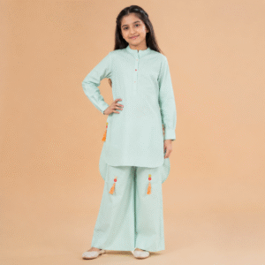 Mint Tassel Palazzo Set